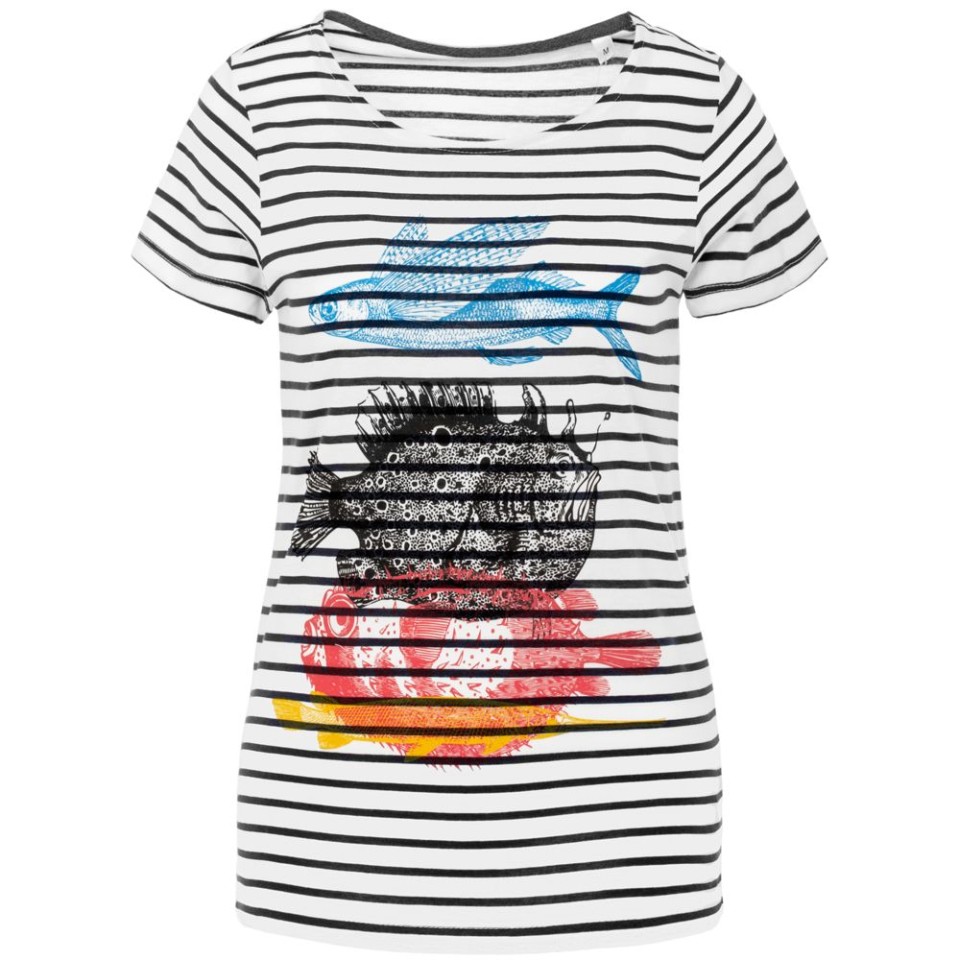 Футболка женская «Морские обитатели», S