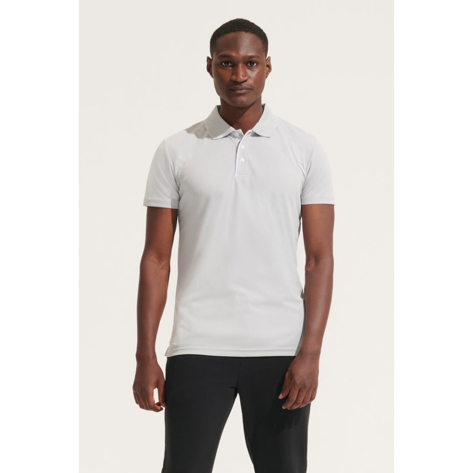 Рубашка поло мужская Performer Men 180 белая, L