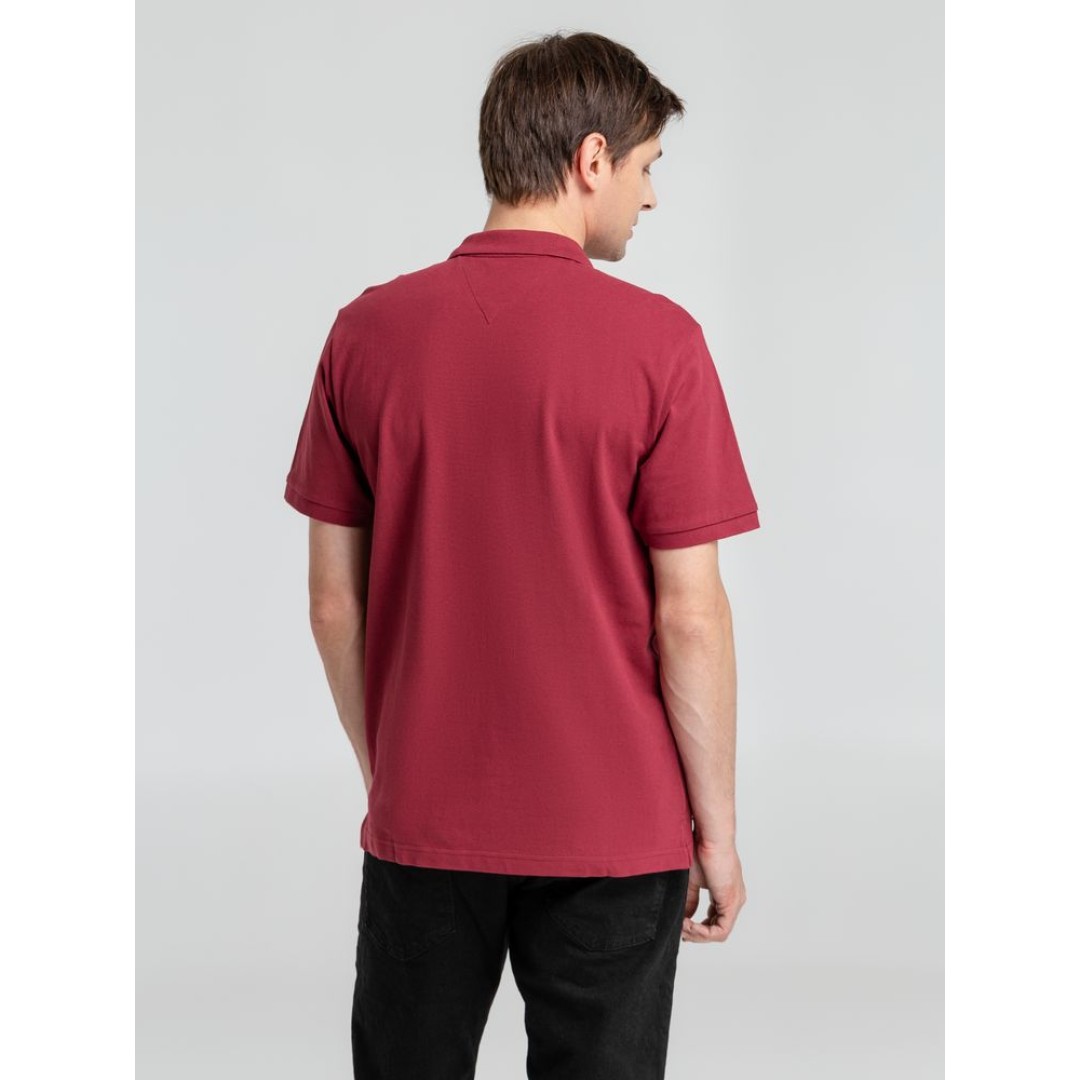 Рубашка поло мужская Neptune вишнево-красная, S