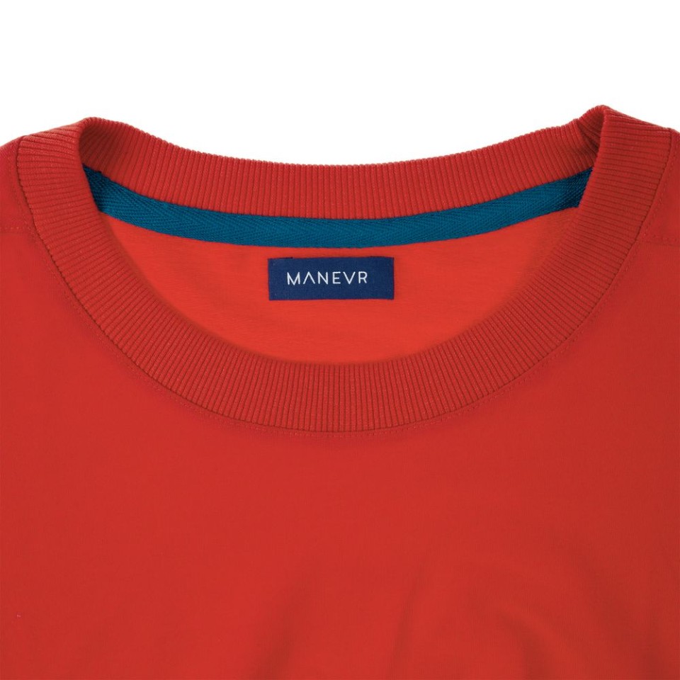 Футболка унисекс Kosmos 1.0, красная, S