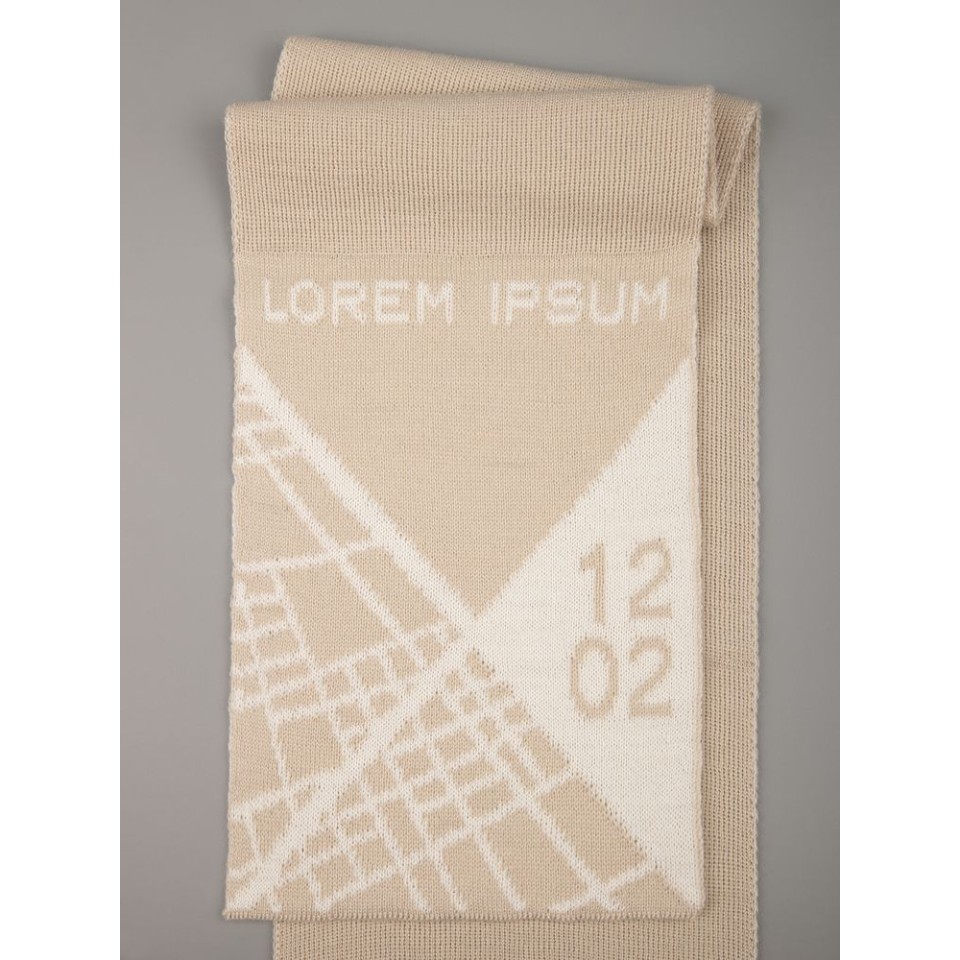 Шарф на заказ Tricksy Rand, S, полушерсть