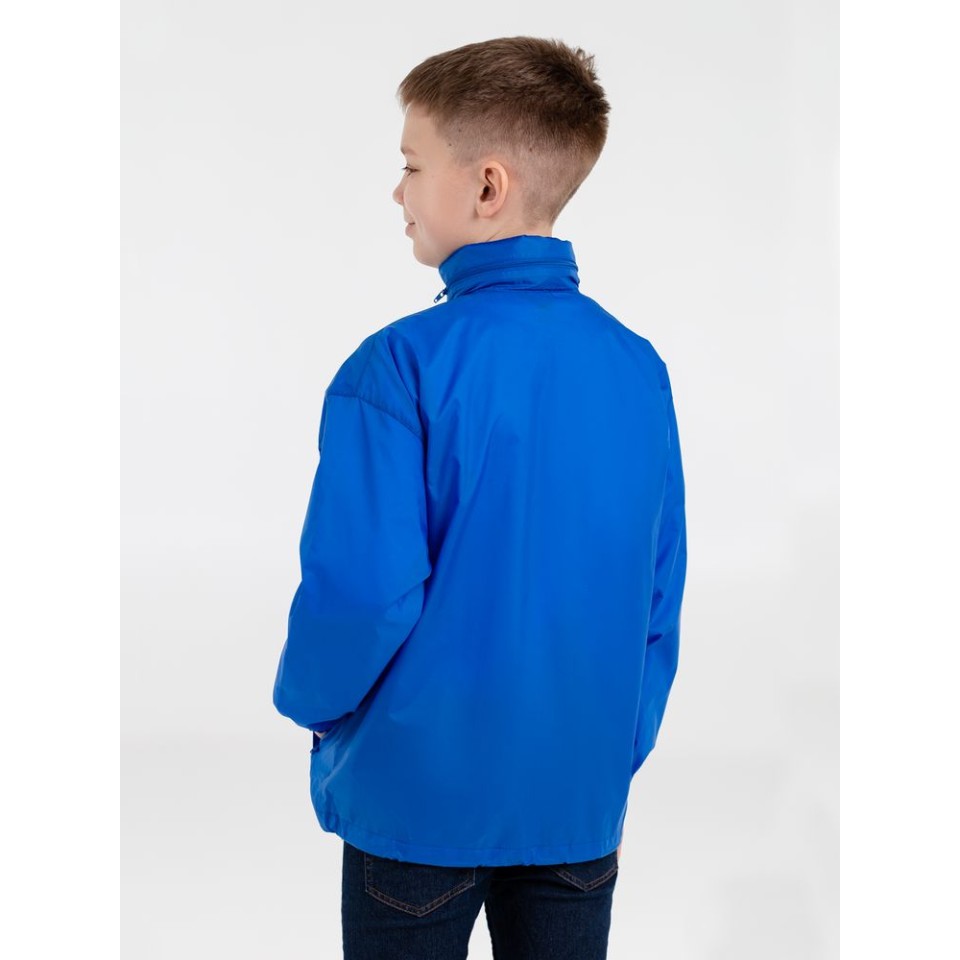 Ветровка детская Surf Kids, ярко-синяя, на рост 118-128 см (8 лет)