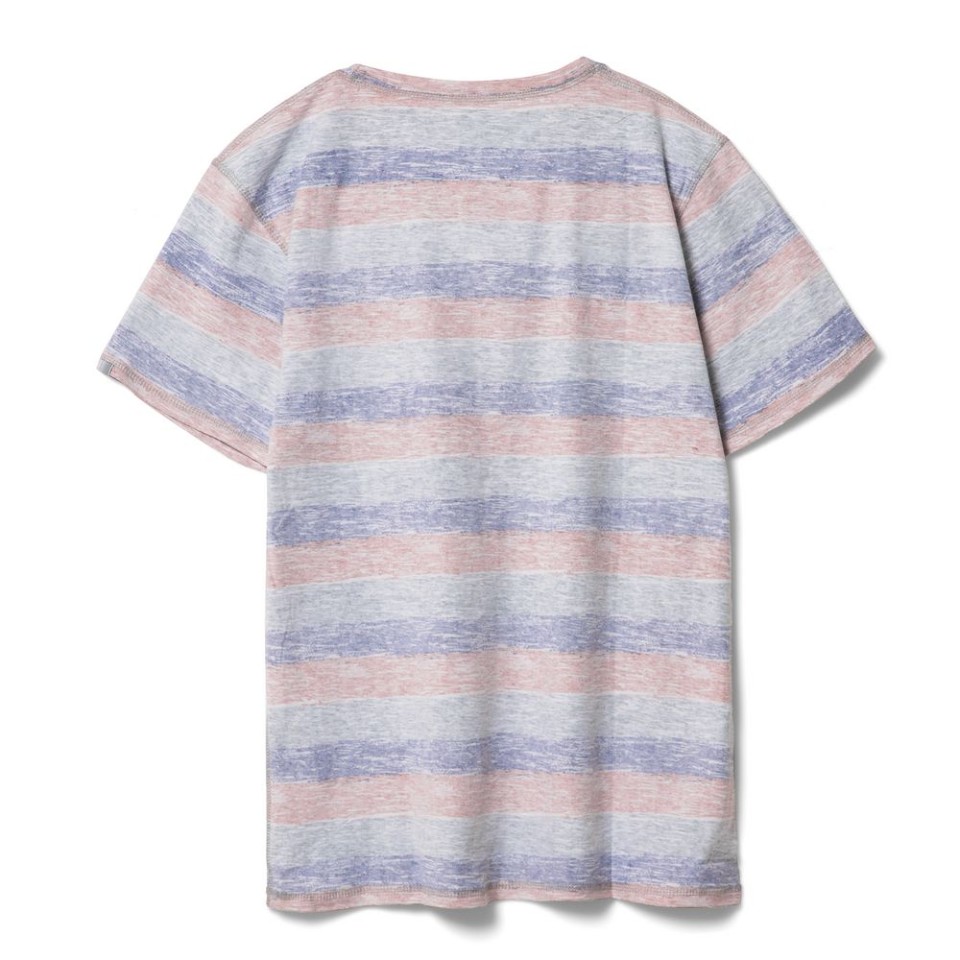 Футболка мужская RAYET двусторонняя, оранжевый/фиолетовый, S