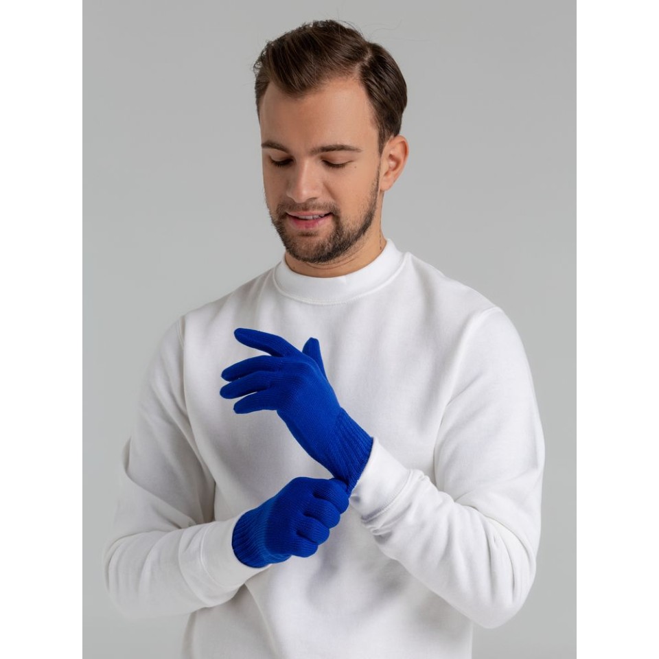 Перчатки Real Talk, синие, L/XL