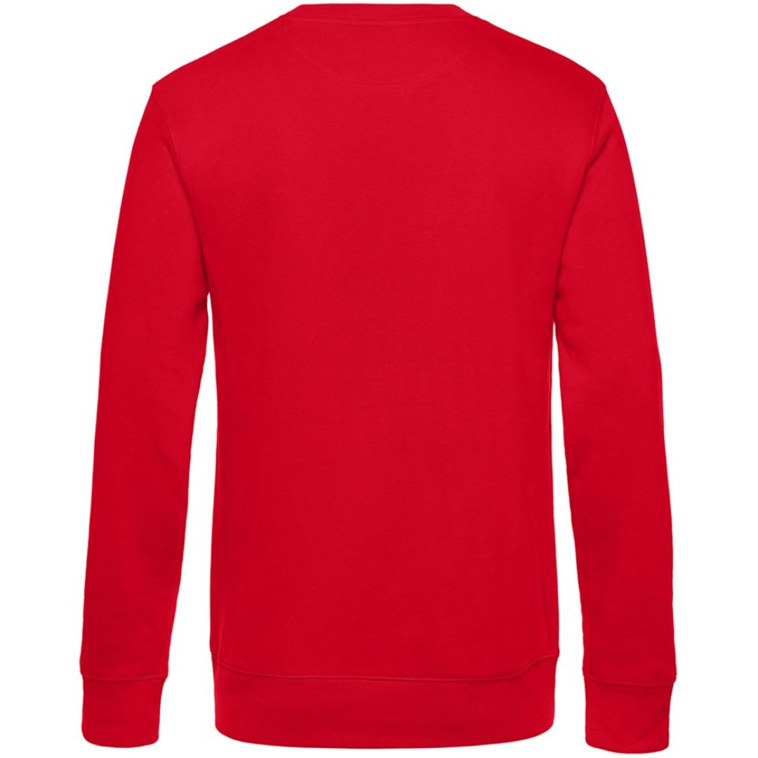 Свитшот унисекс King, красный, S