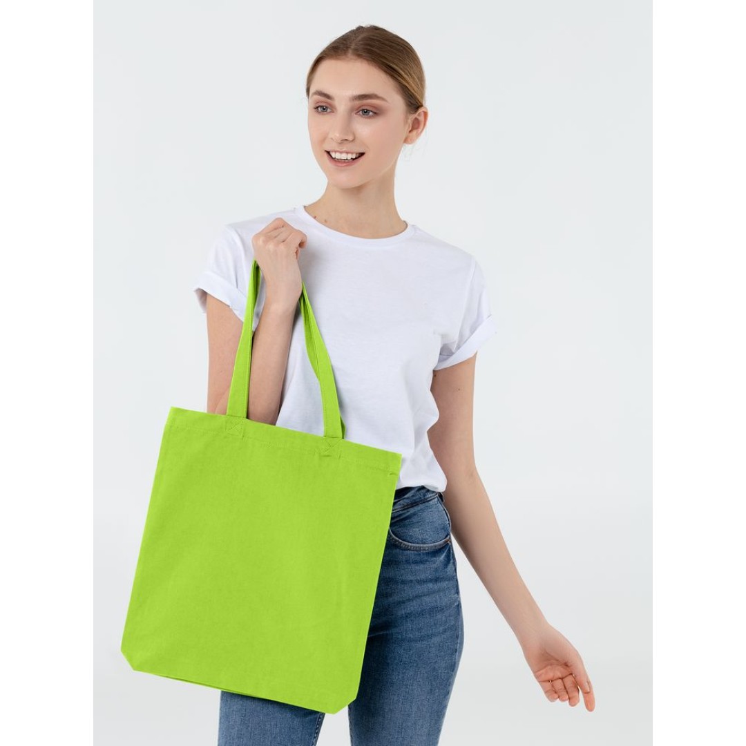 Холщовая сумка Avoska, зеленое яблоко