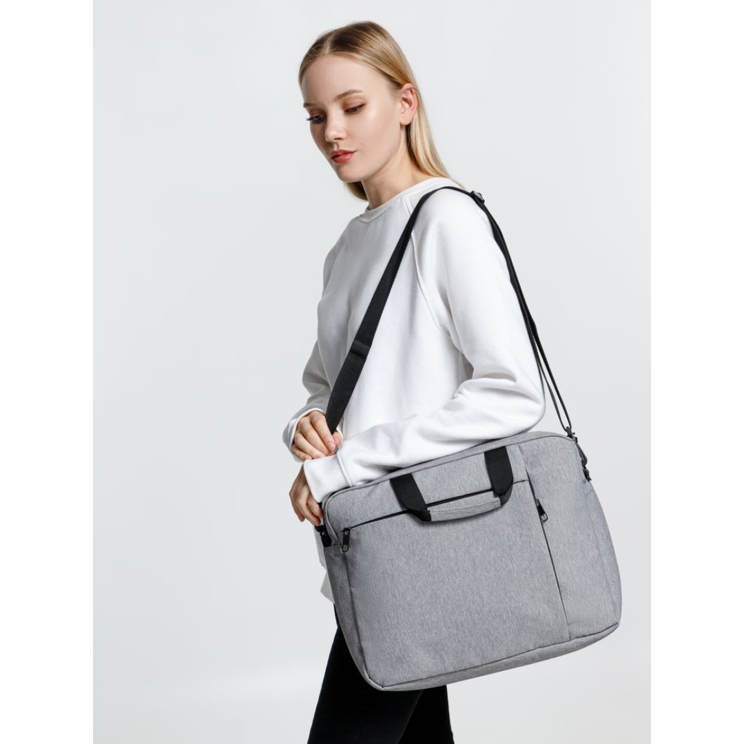 Сумка для ноутбука Oneworld, серая