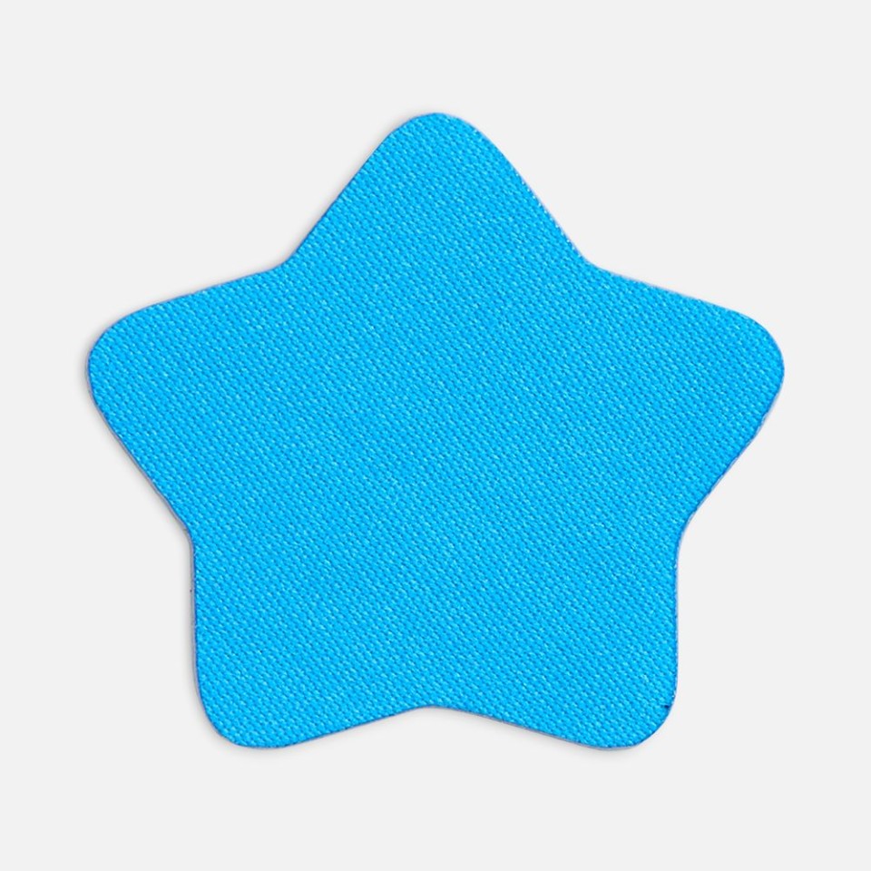 Наклейка тканевая Lunga Bial, M, голубая