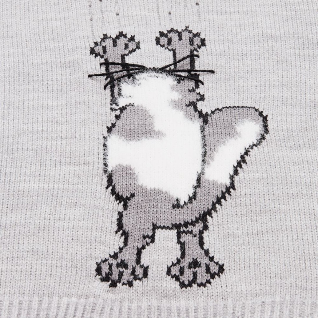 Джемпер Sharpick, серебристо-серый меланж, размер S/M