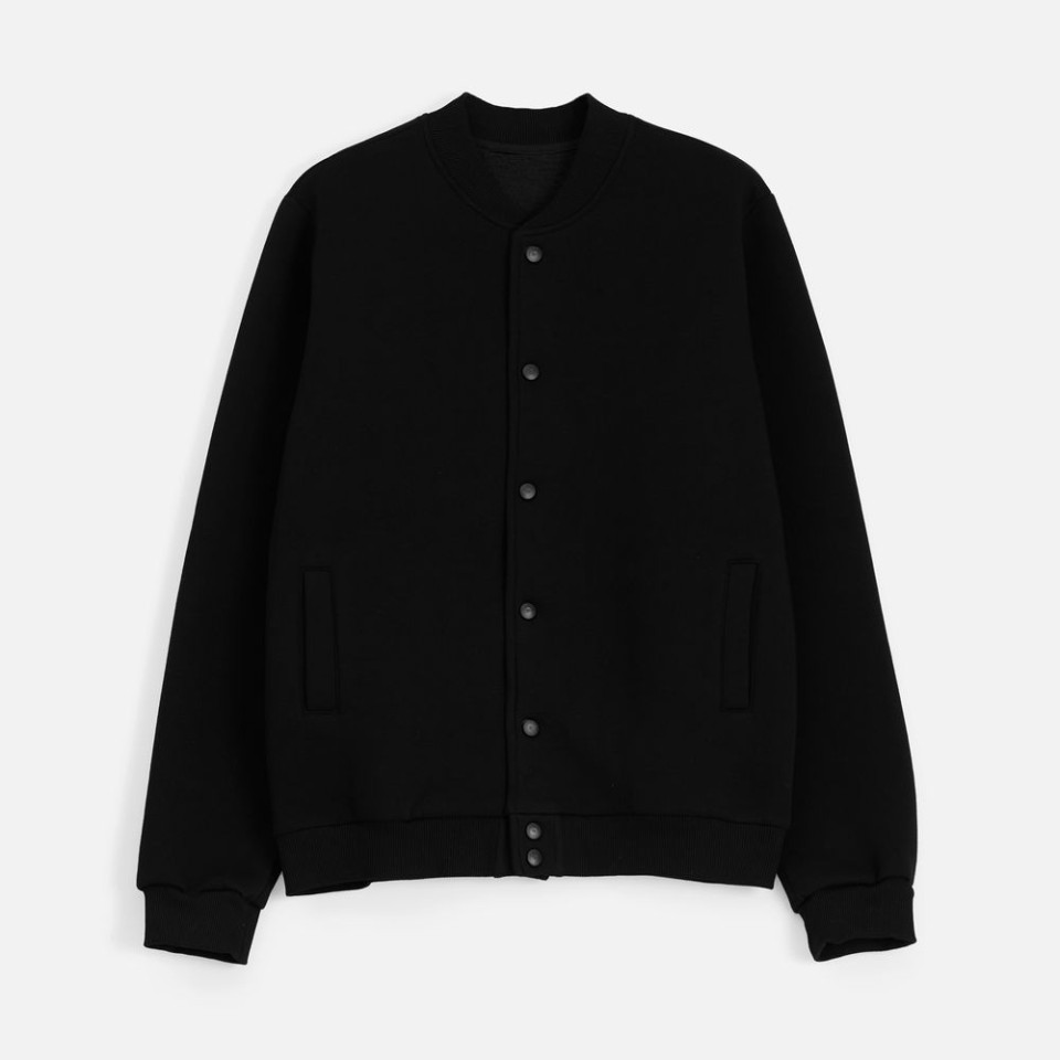 Бомбер унисекс AtmosWear, черный, размер S