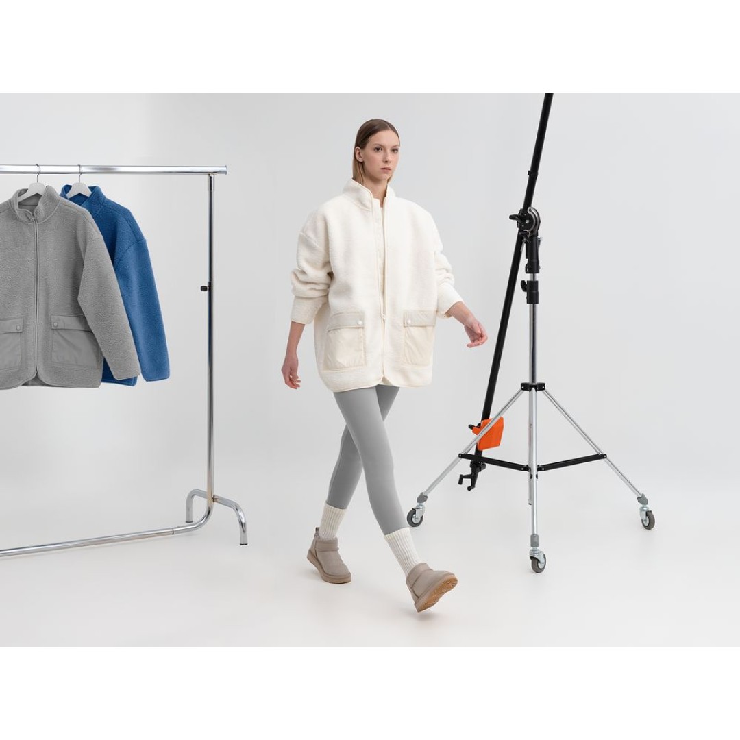 Куртка унисекс Oblako, молочно-белая, размер ХL/ХХL