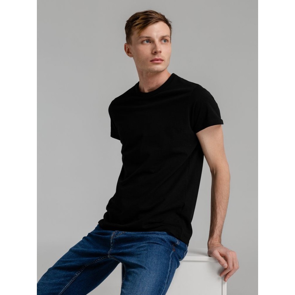 Футболка мужская Regent Fit 150, черная, L