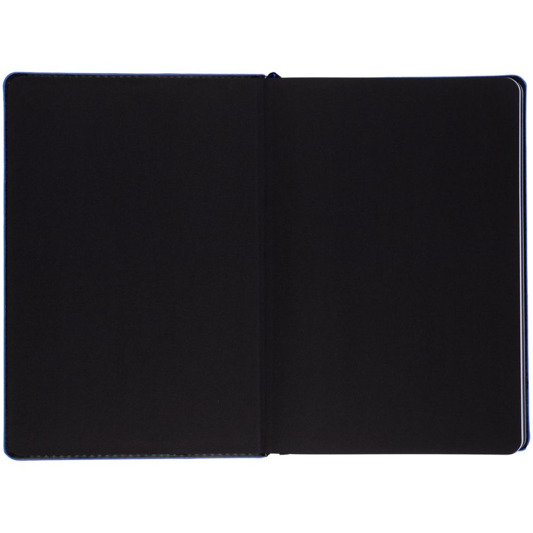 Ежедневник Alanis, недатированный, черный с синим