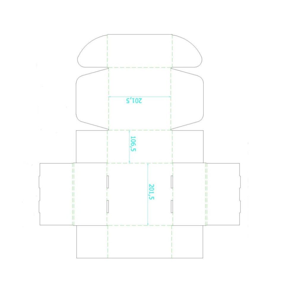 Коробка Medio, крафт