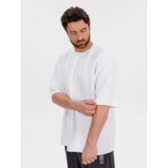 Джемпер с коротким рукавом Siluetti Volumica, молочно-белый, размер XS/S