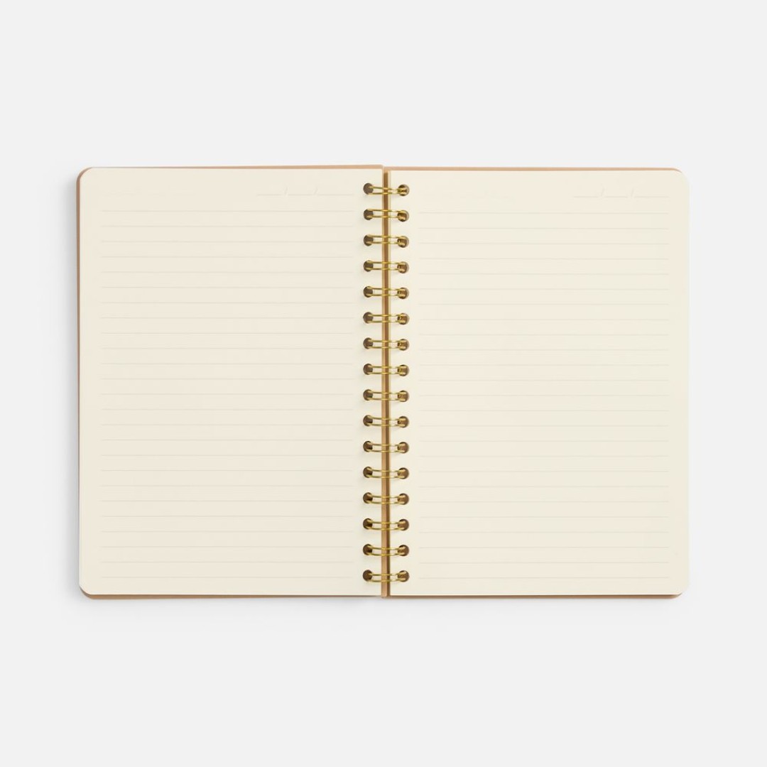 Ежедневник Spiral, недатированный, бежевый