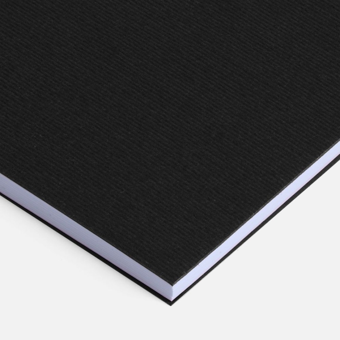 Блокнот Salvador в клетку, черный