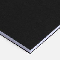 Блокнот Salvador в клетку, черный