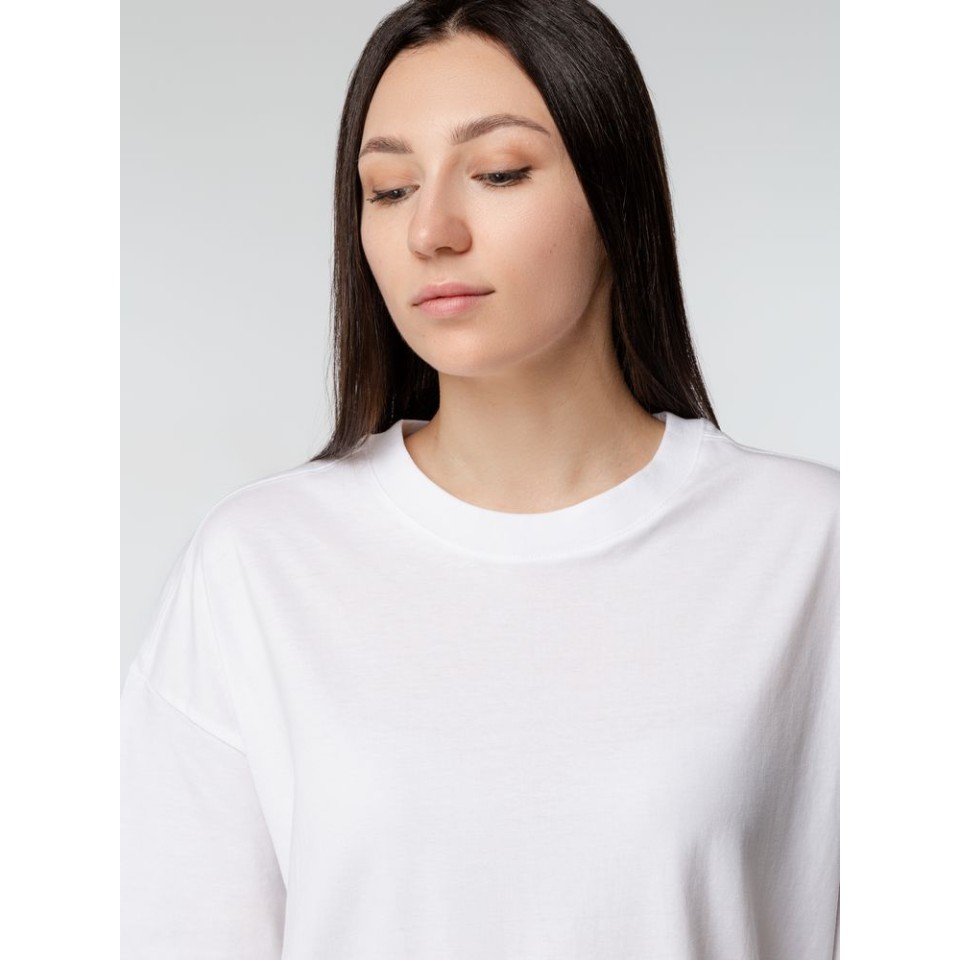 Футболка оверсайз женская Boxy Women, белая, размер XS