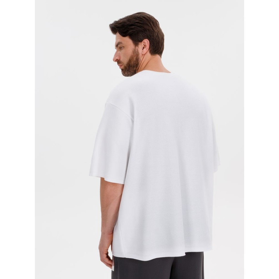 Джемпер с коротким рукавом Siluetti Volumica, молочно-белый, размер XS/S