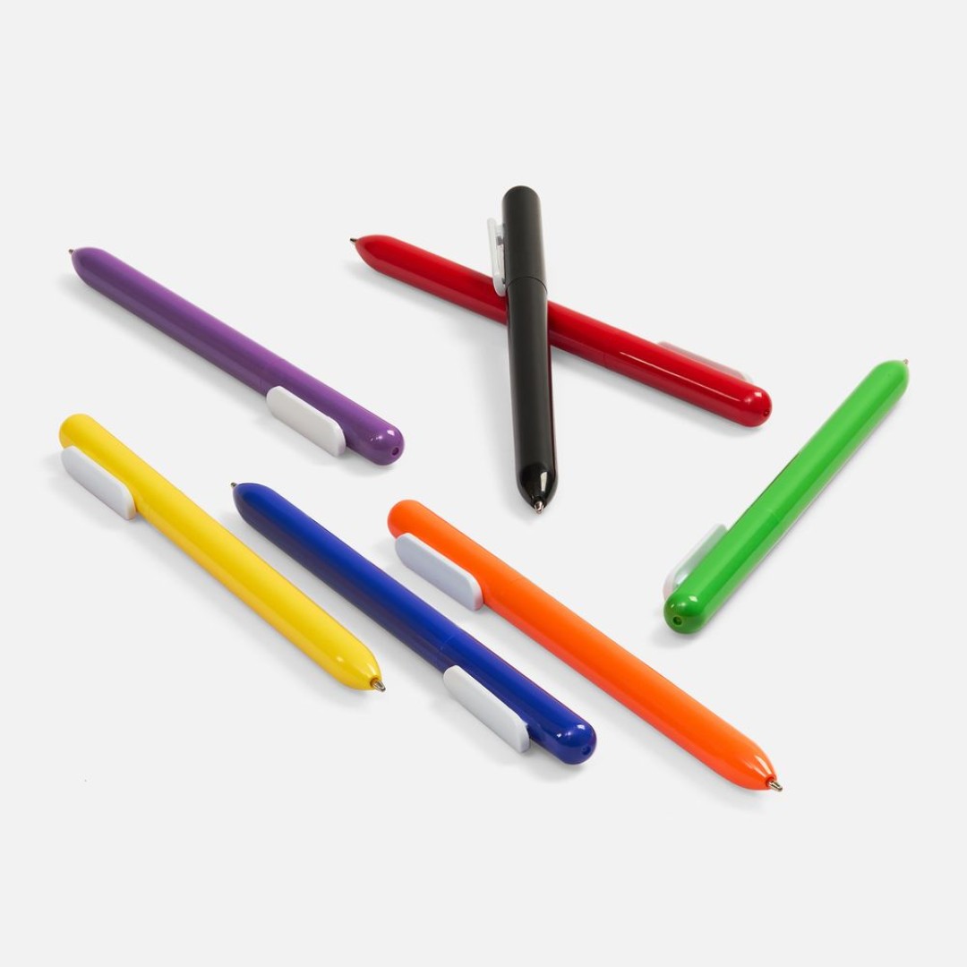 Ручка шариковая Swiper, зеленая с белым