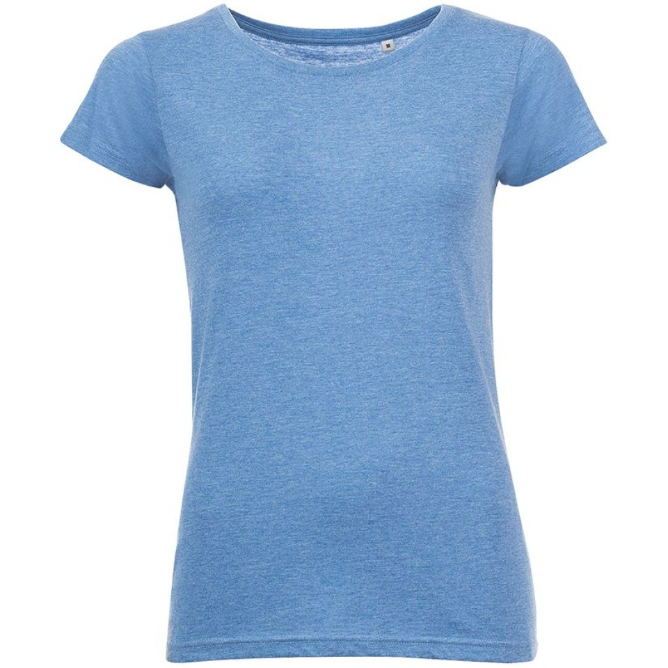 Футболка женская Mixed Women голубой меланж, XXL