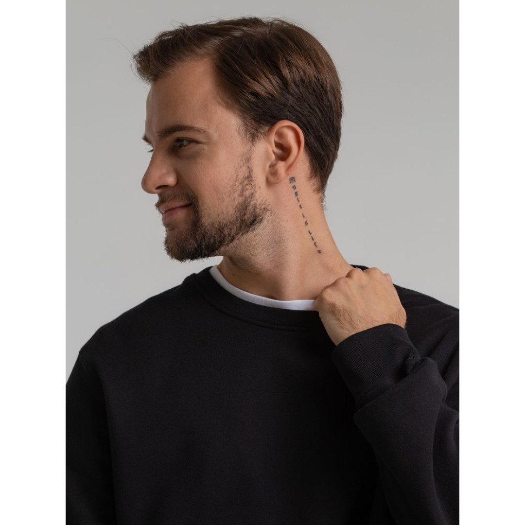 Свитшот унисекс King, черный, 4XL