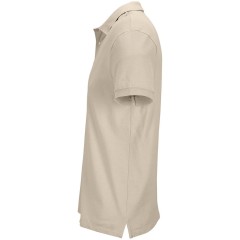 Рубашка поло унисекс Pacific, бежевая (льняная), размер L