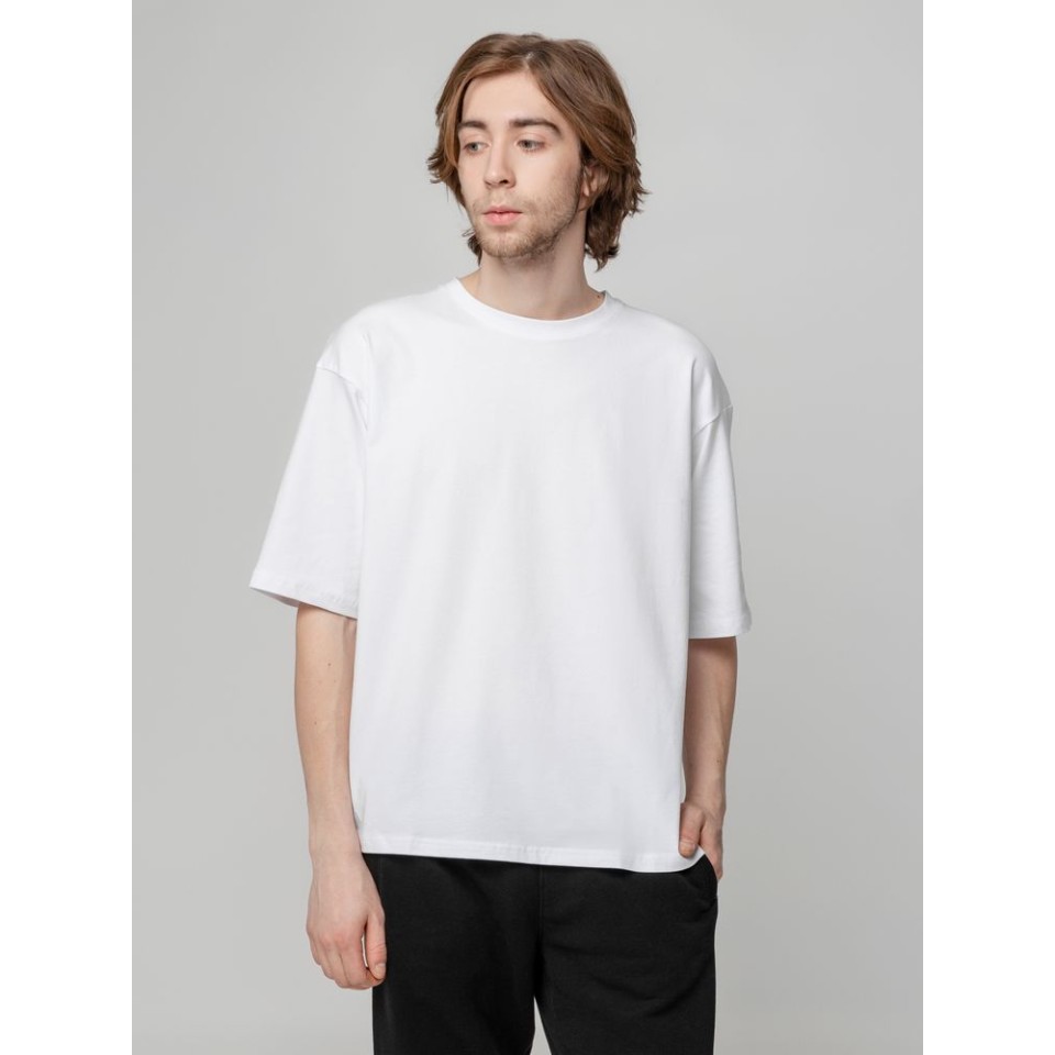 Футболка унисекс оверсайз Street Vibes, молочно-белая, размер M/L