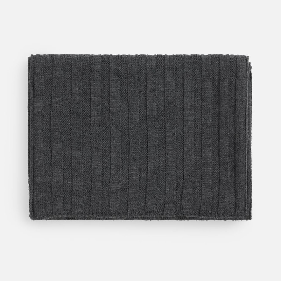 Шарф Metelitsa, темно-серый меланж