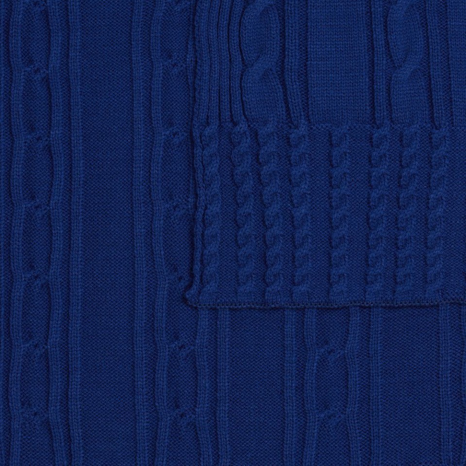 Плед Remitti, темно-синий (кобальт)