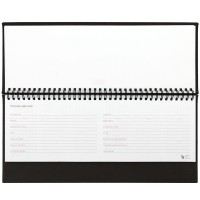 Планинг Sagrin, датированный, черный