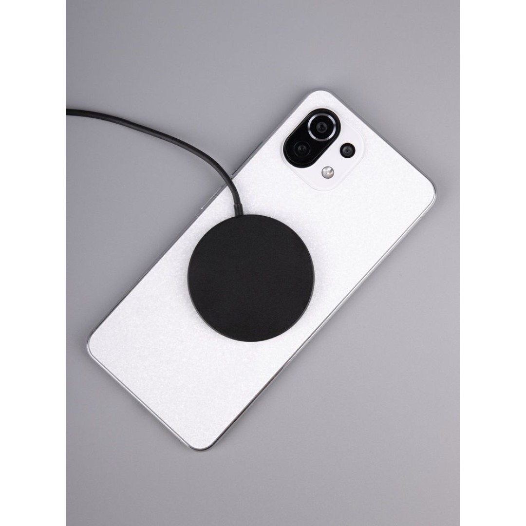 Беспроводное зарядное устройство с магнитами Magmate, черное