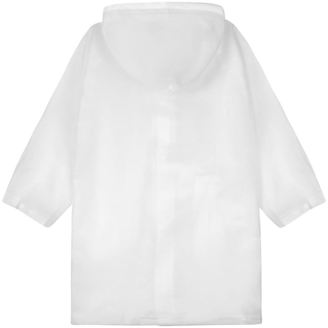 Дождевик детский RainDrop Kids, белый, 8 лет (рост 118-128)