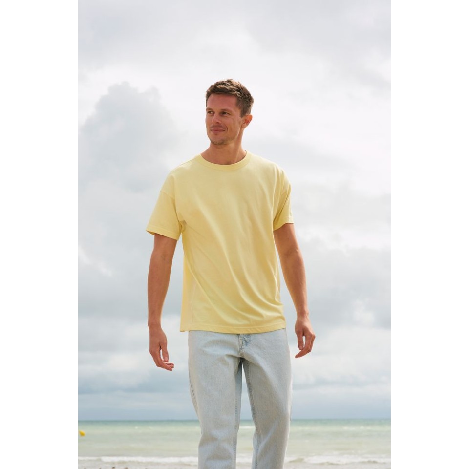 Футболка оверсайз мужская Boxy Men, сиреневая, размер XL