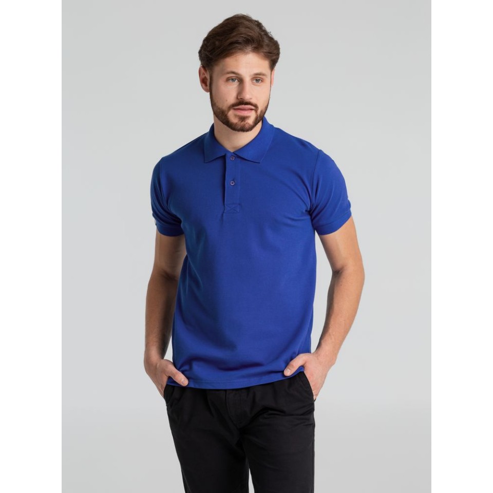 Рубашка поло мужская Virma Premium, ярко-синяя (royal), XXL