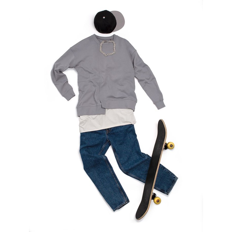 Свитшот Neofit, темно-серый (графит), размер XS/S