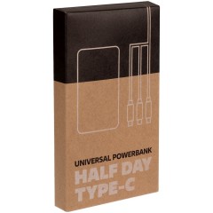 Аккумулятор Uniscend Half Day Type-C 5000 мАч, белый