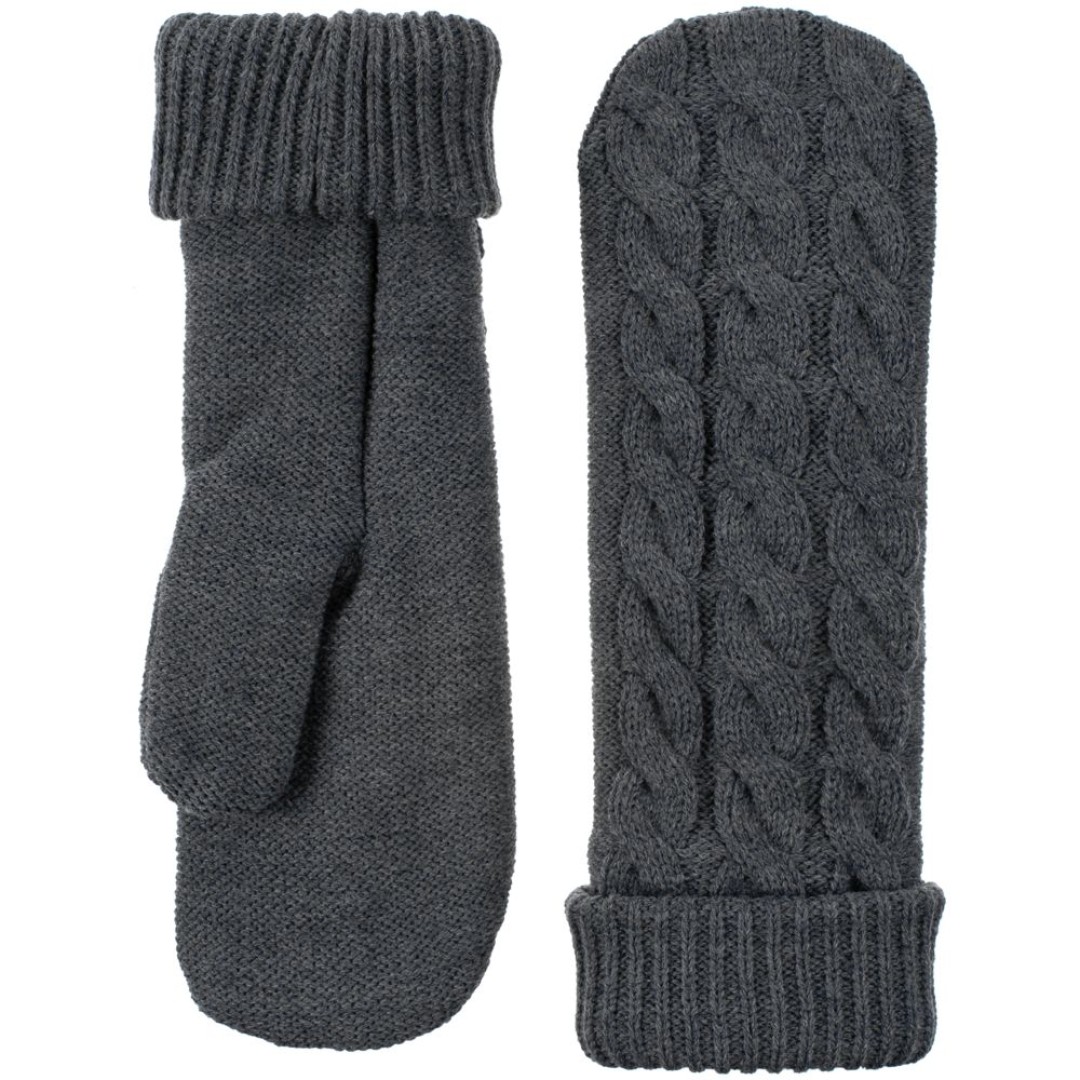 Варежки Heat Trick, серый меланж, L/XL