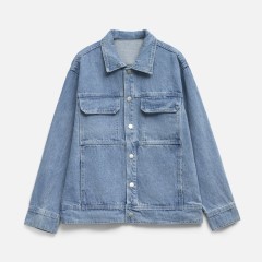 Куртка джинсовая O2, голубая, размер XS/S