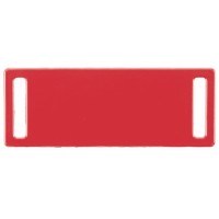 Шильдик металлический Kova, красный