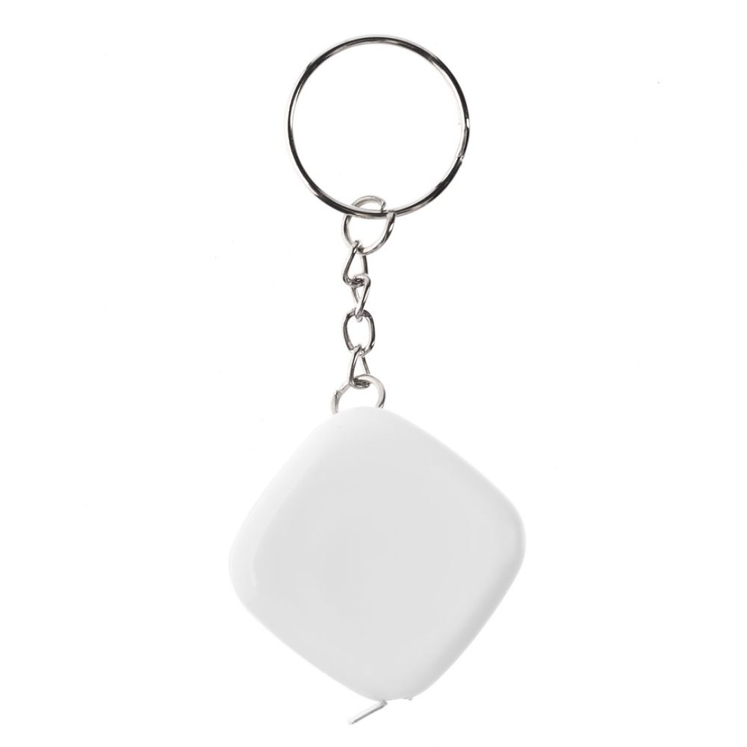 Брелок с рулеткой Metric, белый