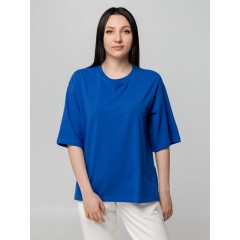 Футболка унисекс оверсайз Street Vibes, ярко-синяя, размер M/L