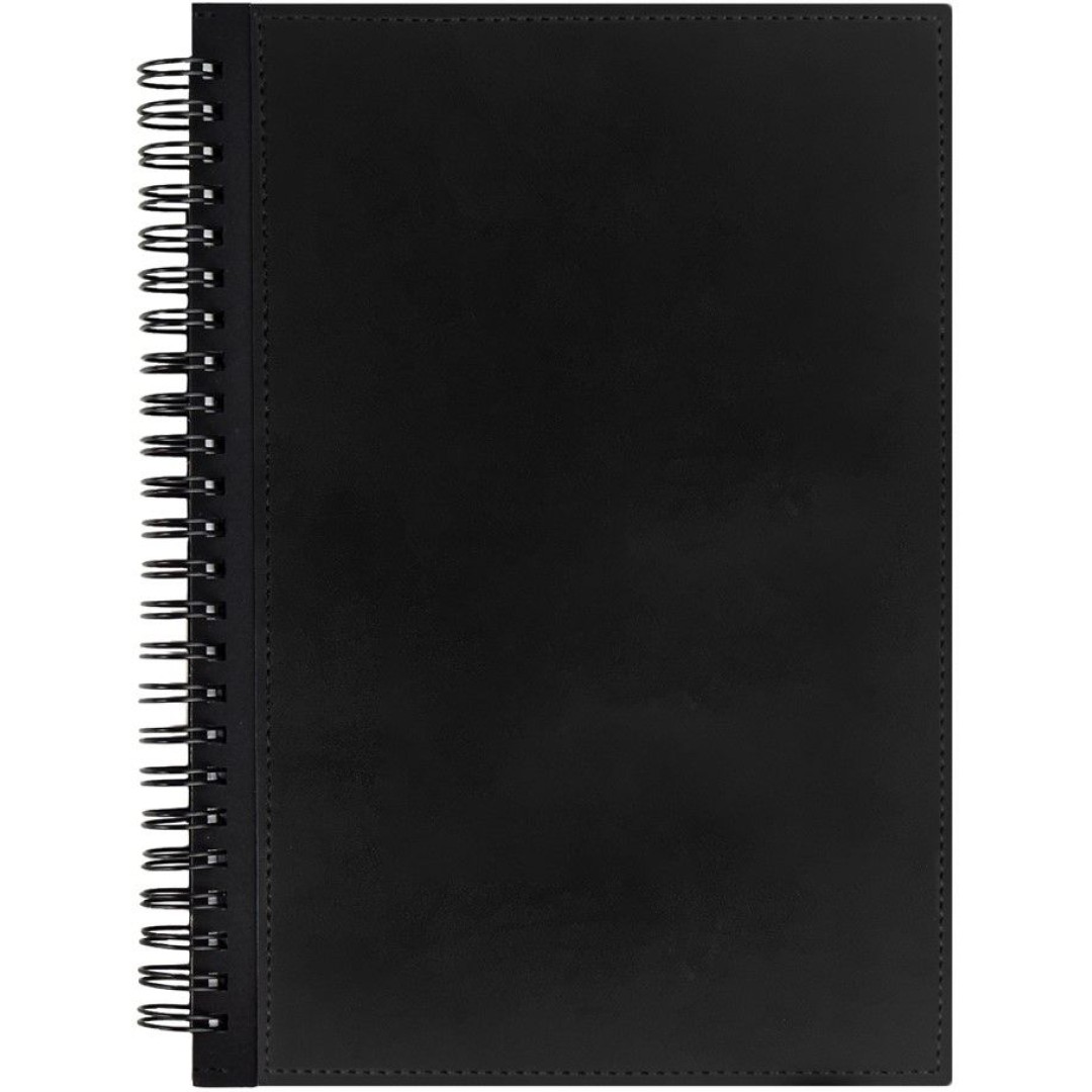 Ежедневник Notera Maxi, недатированный, черный