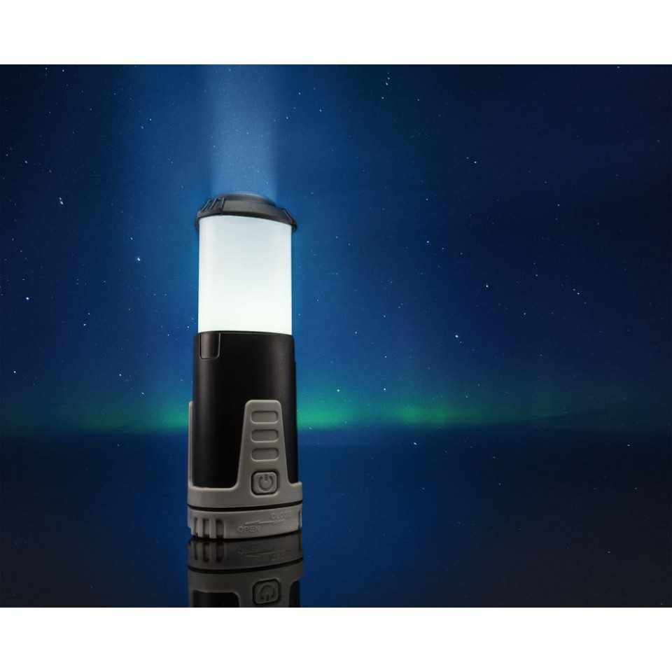 Кемпинговый фонарь Fyrtorn, серый с черным