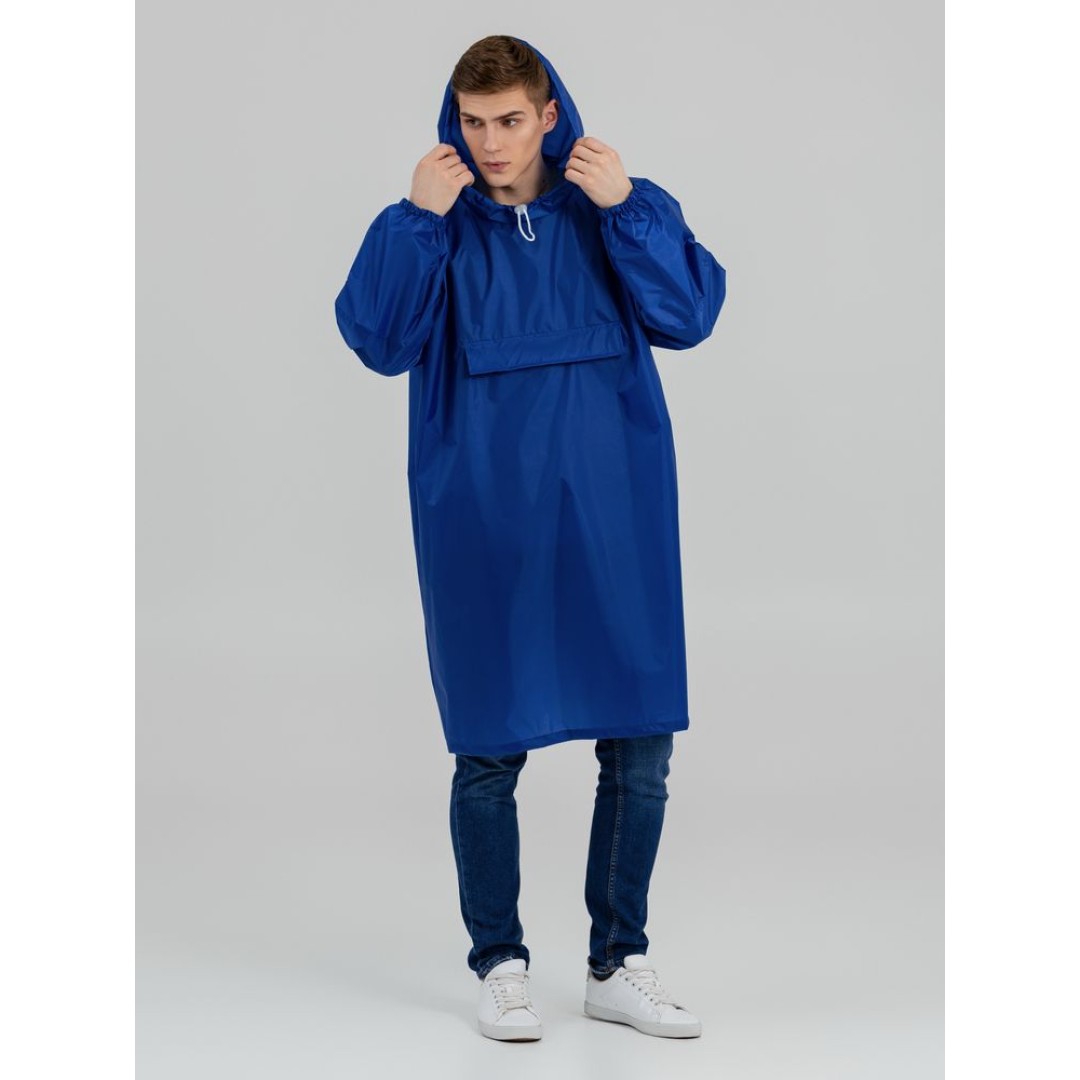 Дождевик-анорак Alatau, ярко-синий, единый
