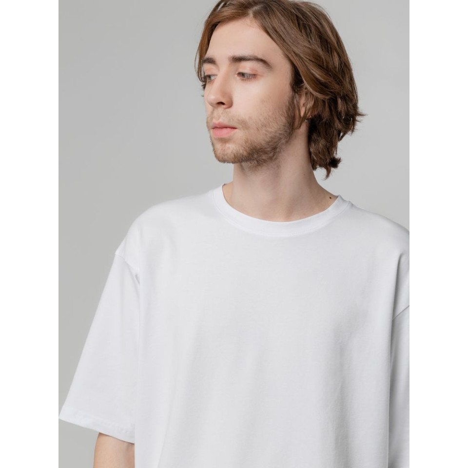 Футболка унисекс оверсайз Street Vibes, молочно-белая, размер M/L