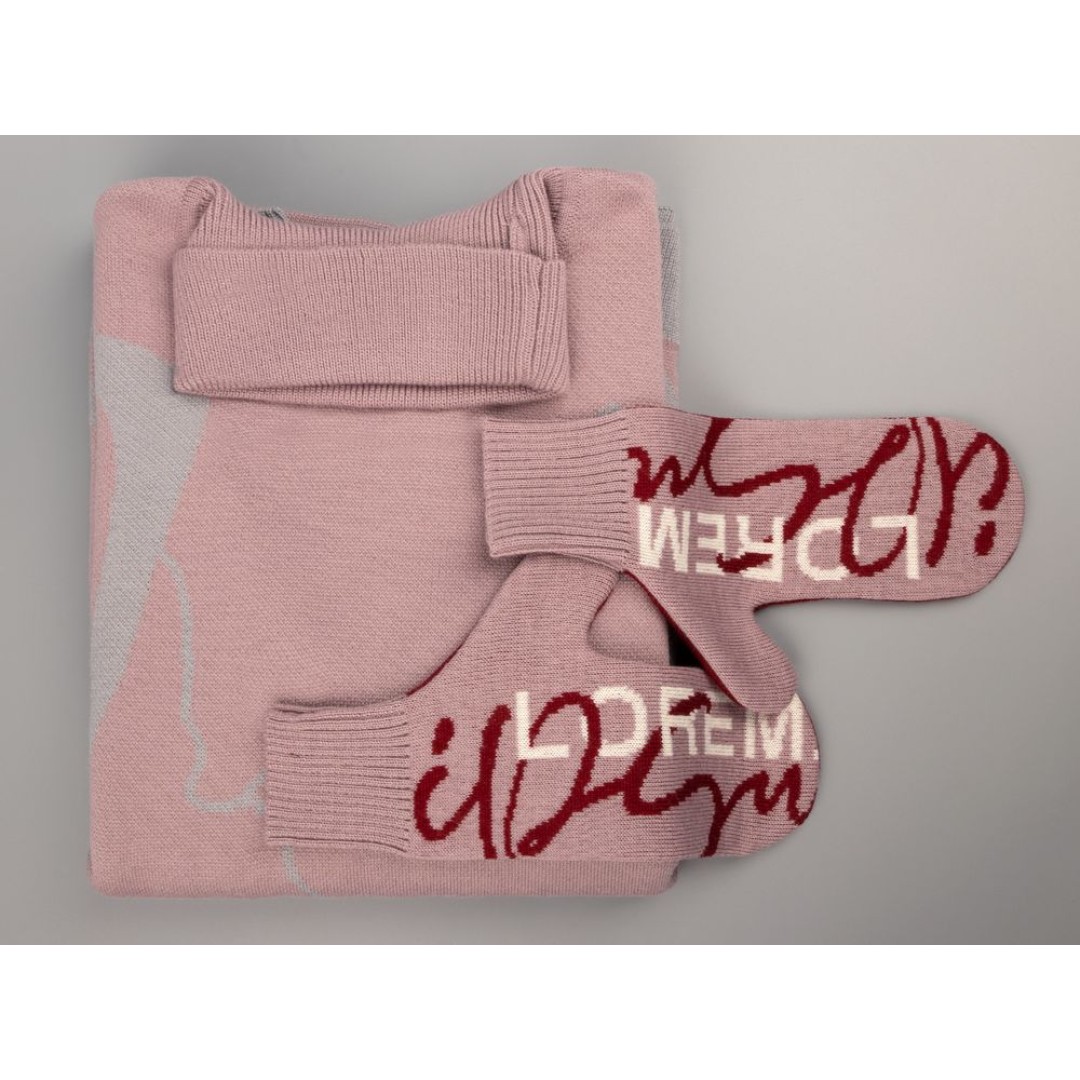 Варежки на заказ Mani, полушерсть