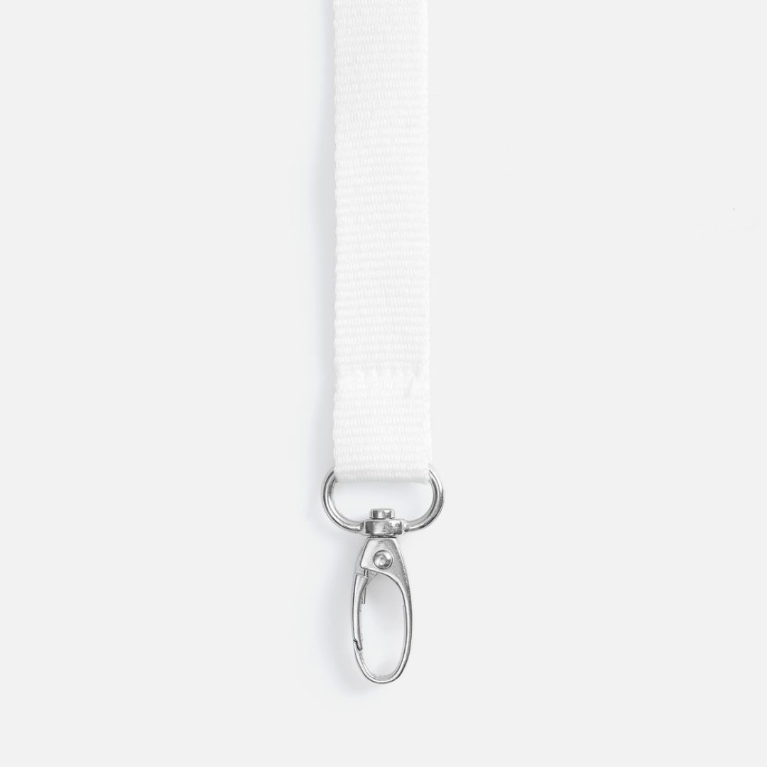 Лента для бейджа Pin, белая