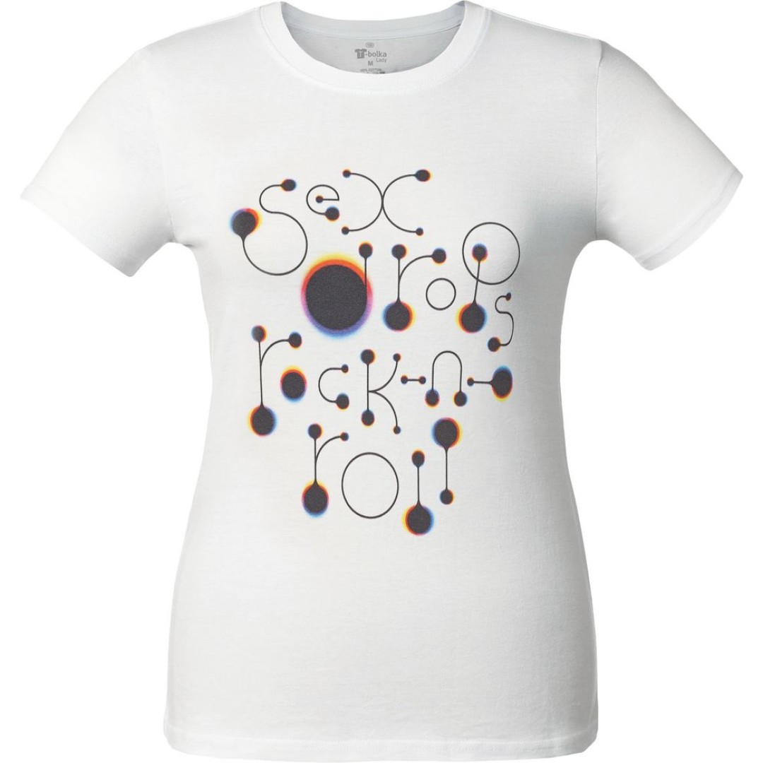 Футболка женская No Drugs, белая, S